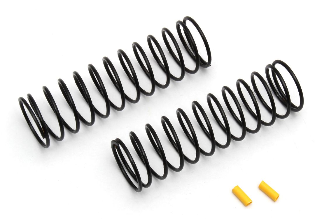 Team Associated 12mm Rear Springs, yellow, 2.40 lb - Click Image to Close