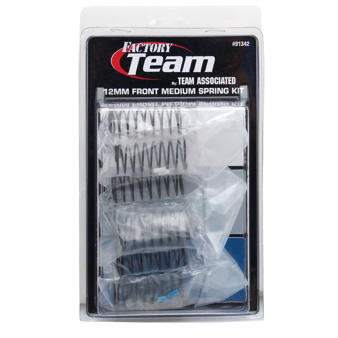 Team Associated 12 mm Front Medium Spring Kit (3 pair)