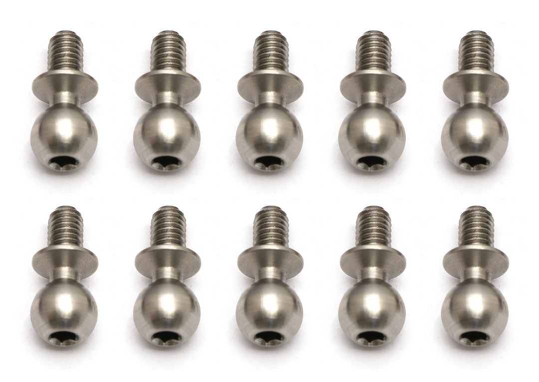 Team Associated Heavy Duty Ballstud, 4mm (10pcs) - Click Image to Close