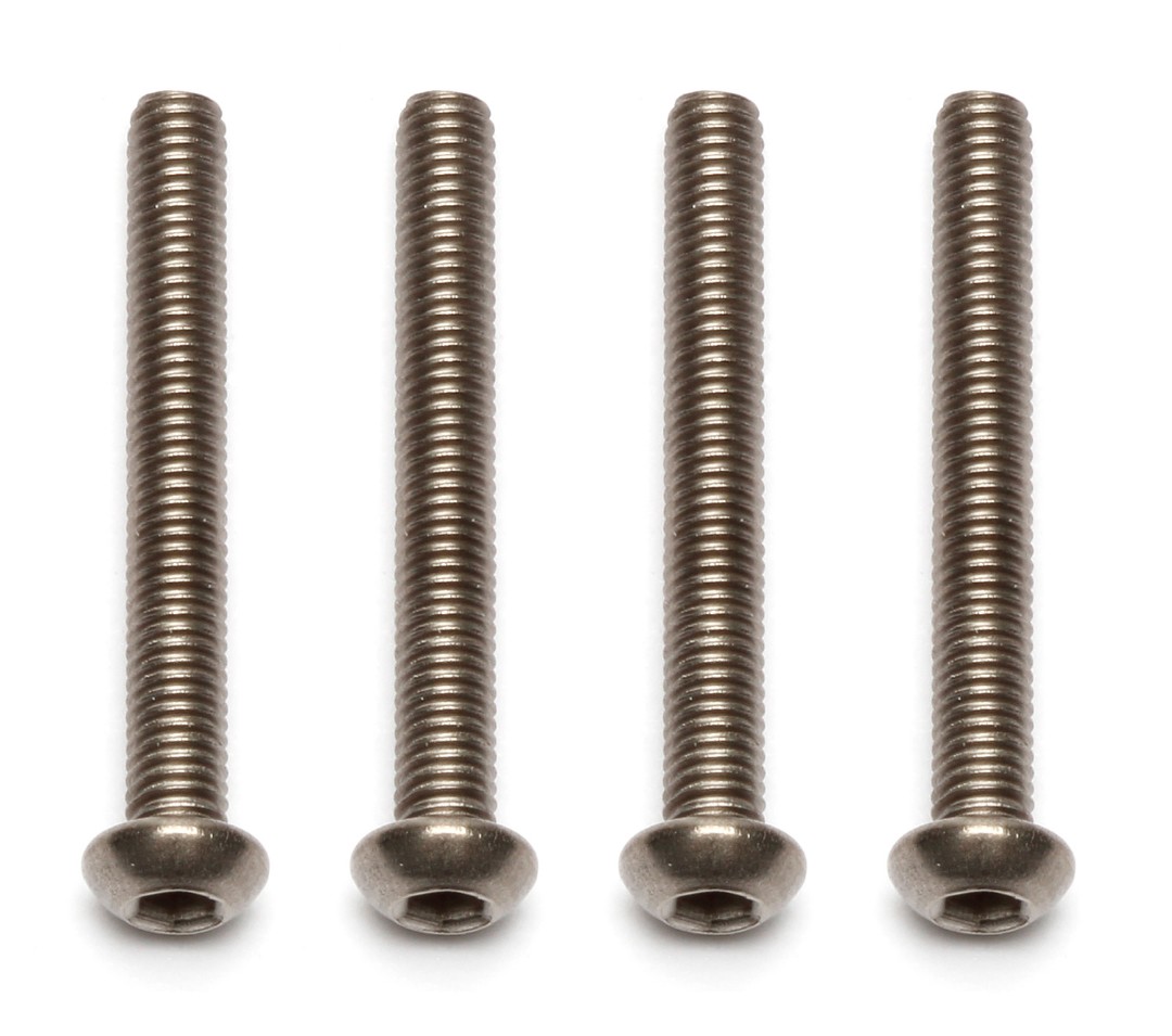 Team Associated Ti Screws, 3x24 mm BHCS (4)