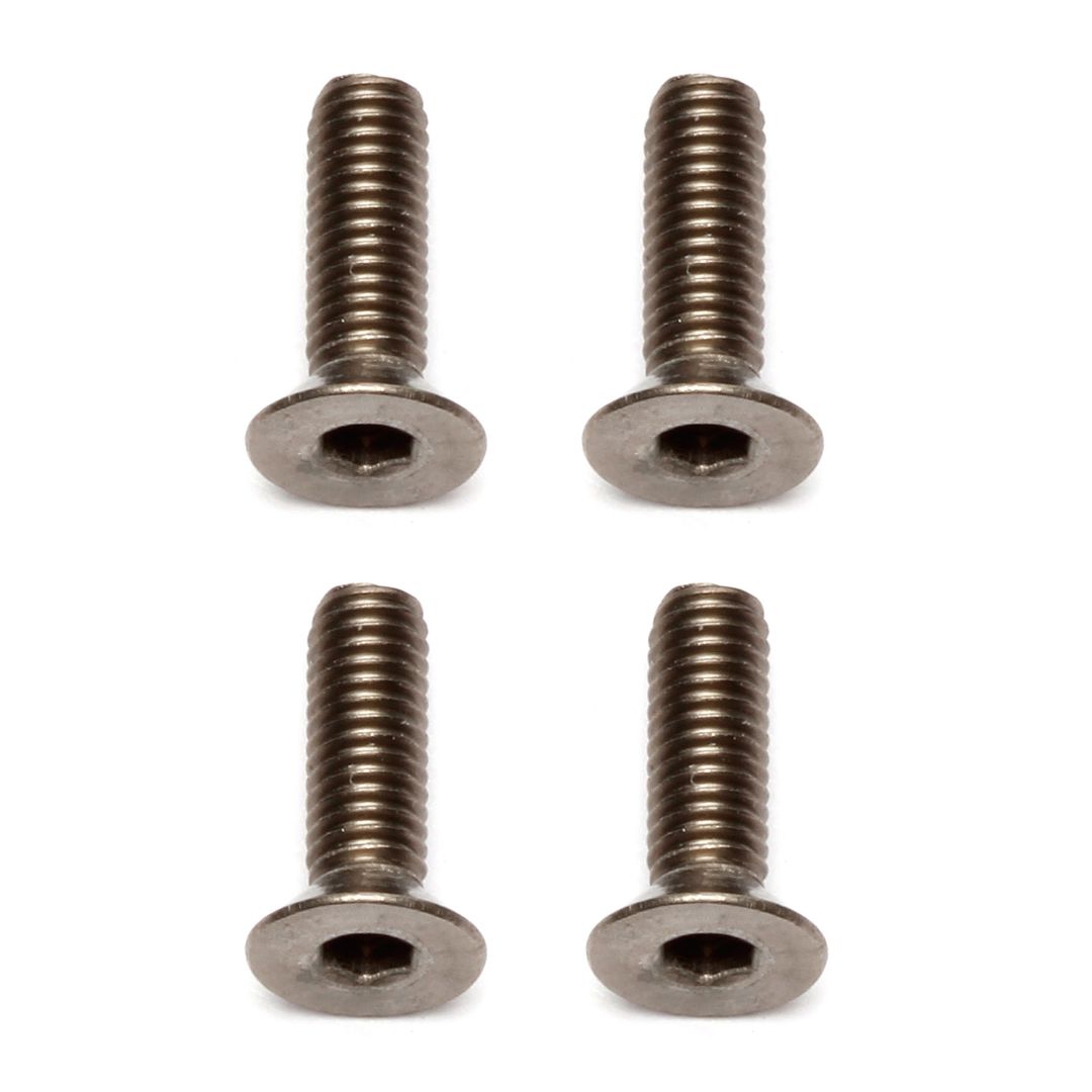 Team Associated Ti Screws, 3x10 mm FHCS