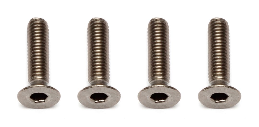 Team Associated Ti Screws, 3x12 mm FHCS