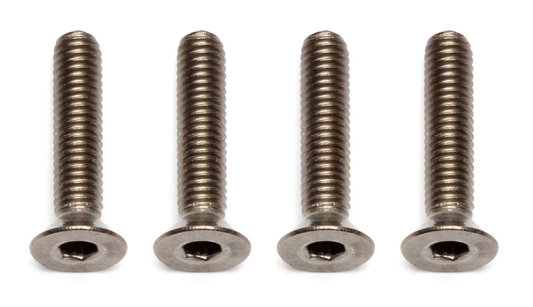 Team Associated Ti Screws, 3x14 mm FHCS