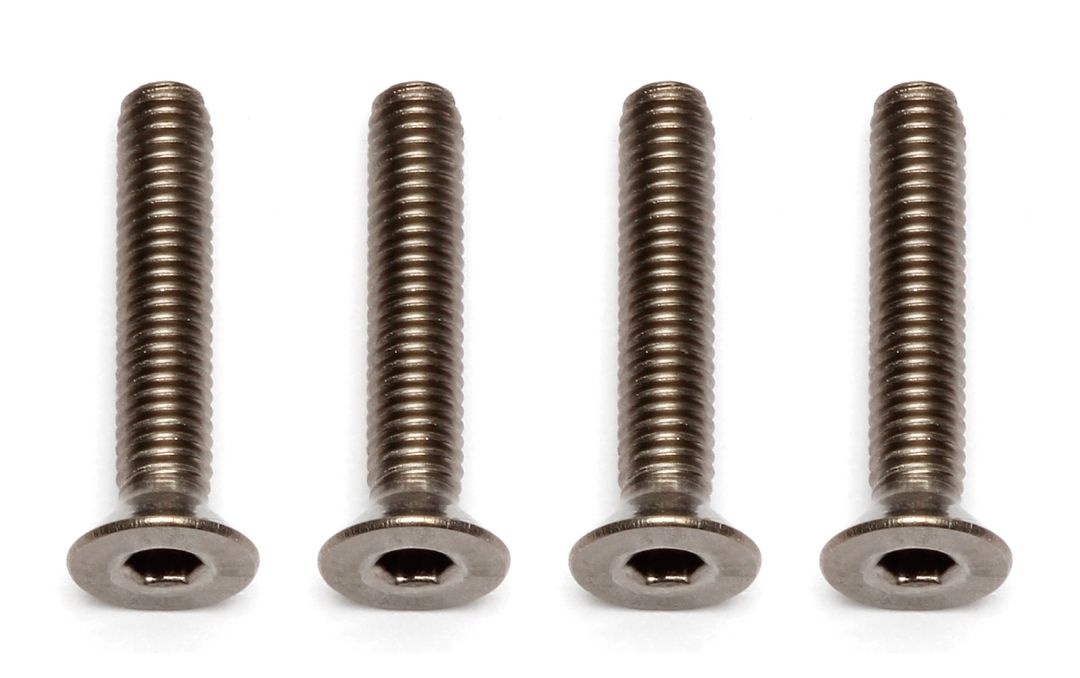 Team Associated Ti Screws, 3x16 mm FHCS