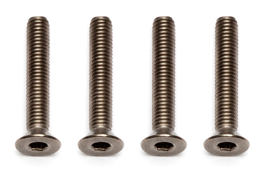 Team Associated Ti Screws, 3x18 mm FHCS