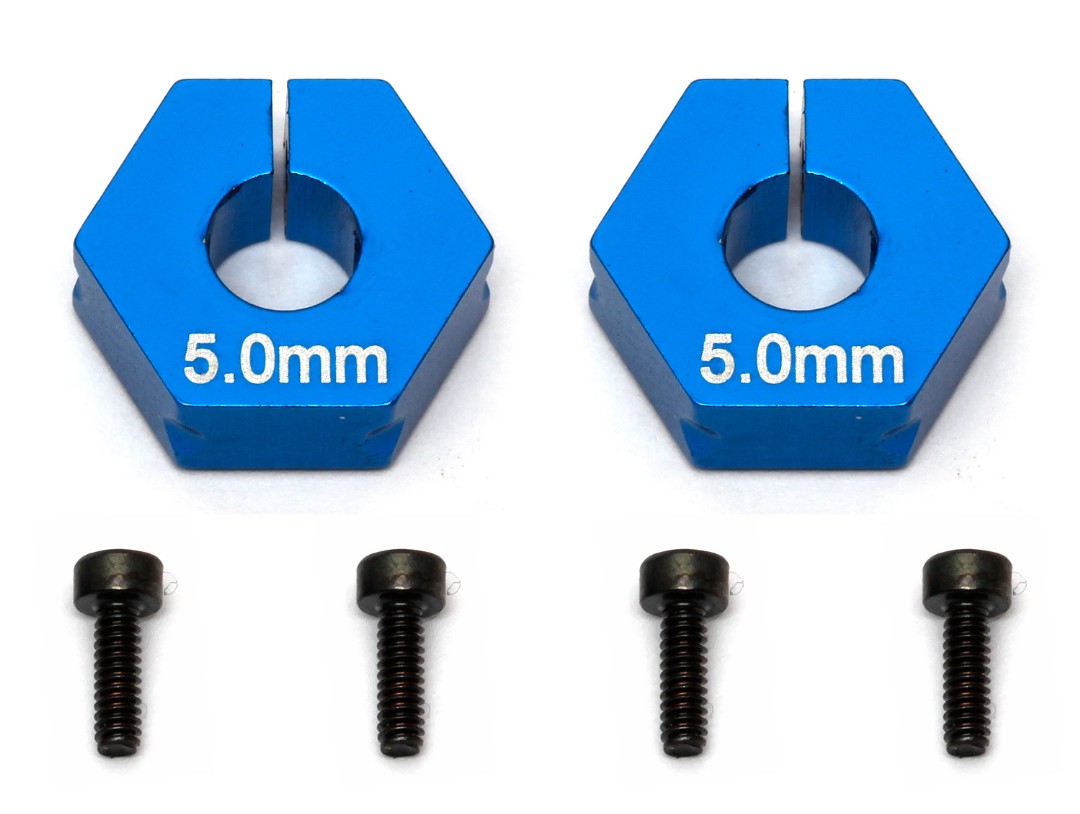 Team Associated 5.0mm Aluminum FT Clamping Rear Hex (2) - Click Image to Close