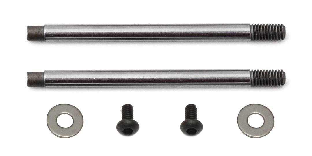 Team Associated 3x23mm V2 Chrome Screw Mount Shock Shaft (2) - Click Image to Close