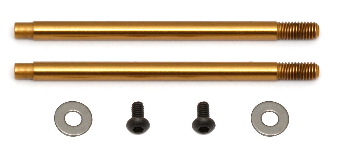 Team Associated 3x27.5 mm Shock Shafts (V2), TiN - Click Image to Close