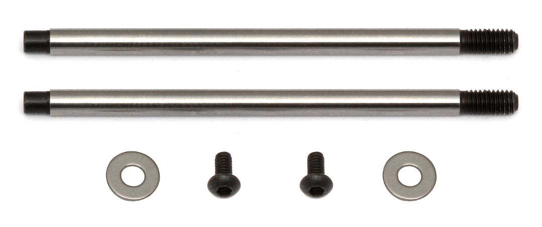 Team Associated FT 3x35 mm Shock Shafts (V2), Chrome