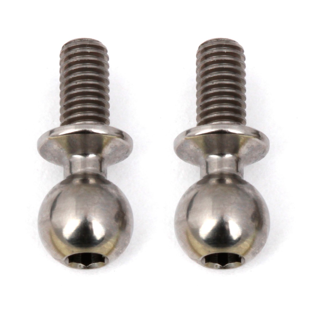 Team Associated HD Ti Ballstuds, 4mm