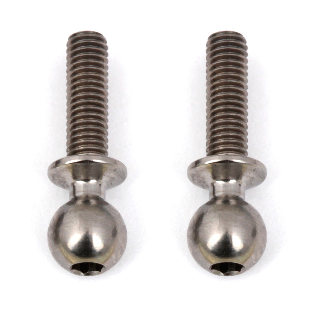 Team Associated HD Ti Ballstuds, 10mm - Click Image to Close