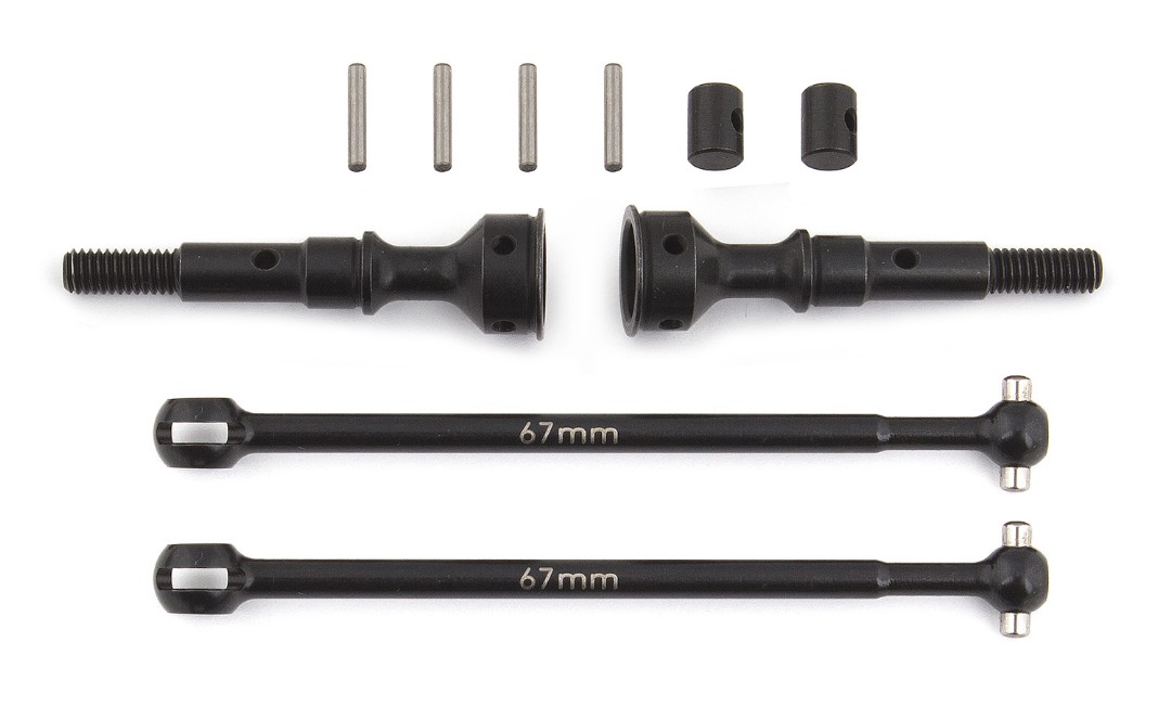 Team Associated B6 Heavy Duty Rear Axles V2 - Click Image to Close