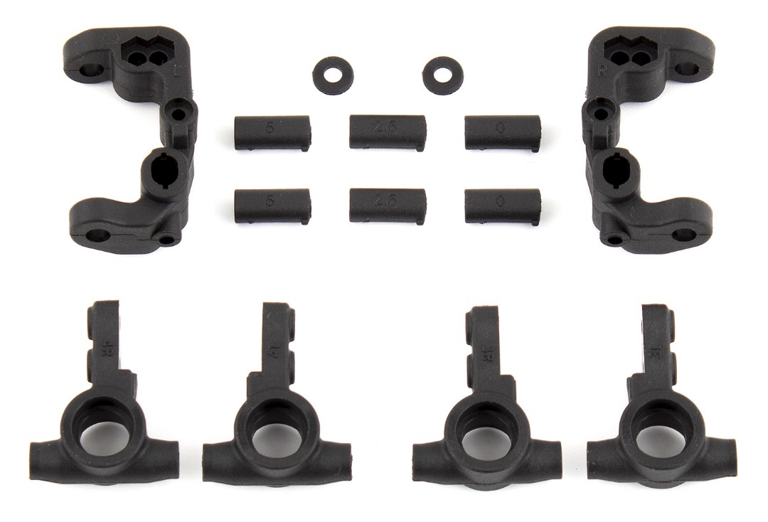 Team Associated B6.1 Caster and Steering Blocks - Click Image to Close