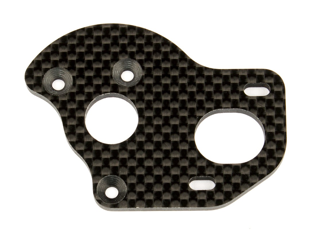 Team Associated FT Laydown/Layback Motor Plate, graphite - Click Image to Close
