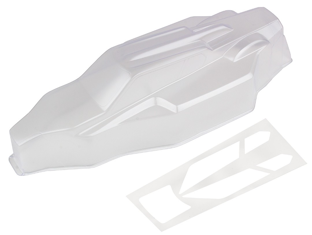 Team Associated B6.1 Lightweight Body, clear - Click Image to Close