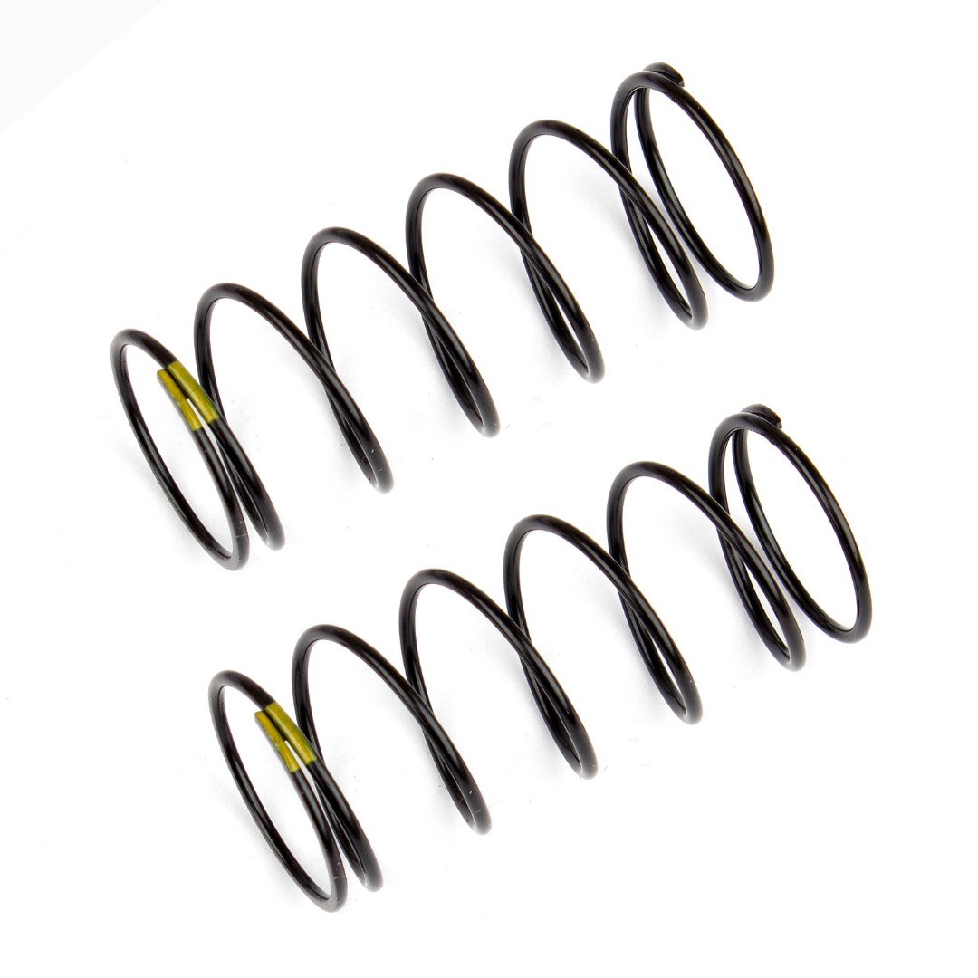Team Associated Front Shock Springs, yellow, 4.30 lb/in, L44mm - Click Image to Close