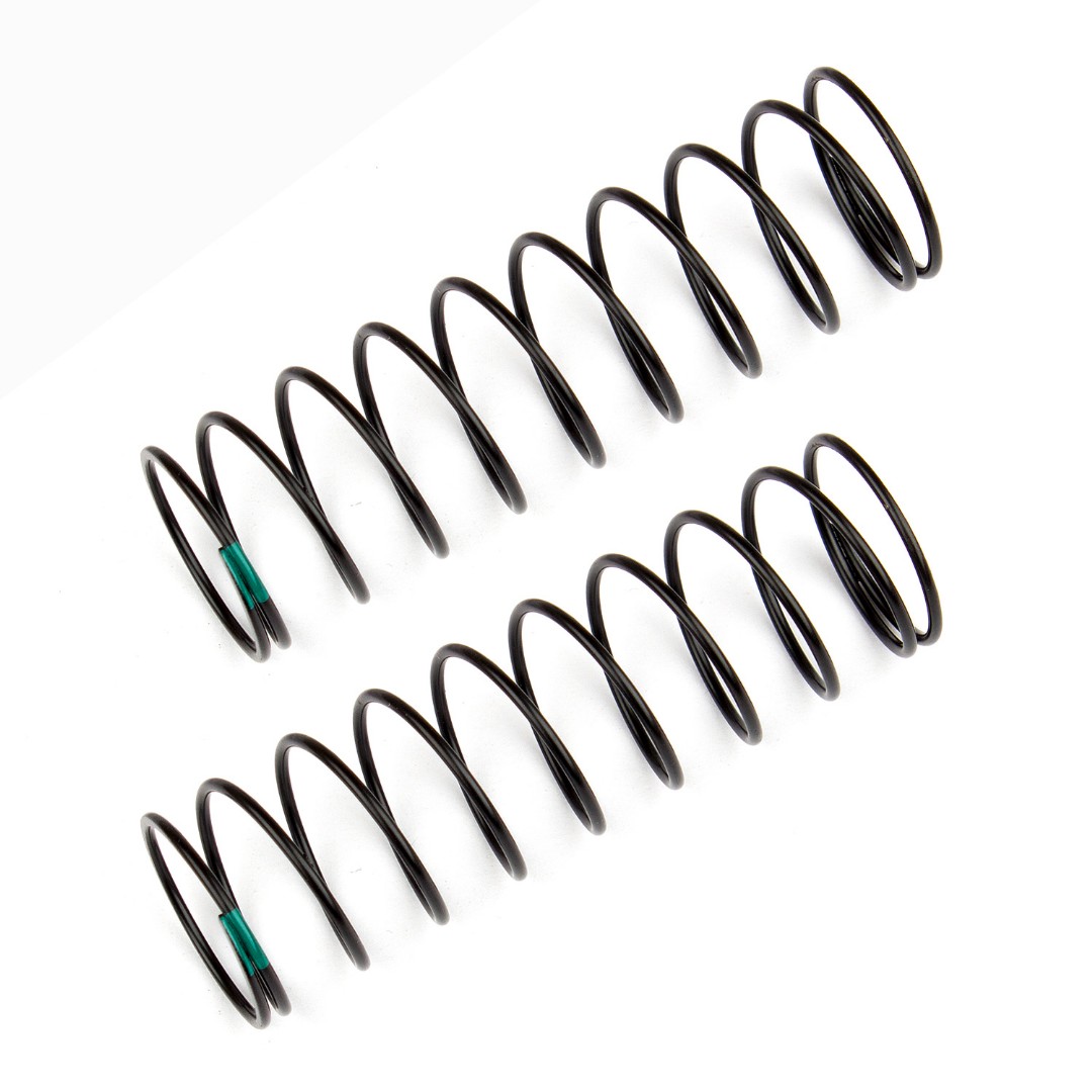 Team Associated Rear Shock Springs, green, 1.80 lb/in, L61mm - Click Image to Close