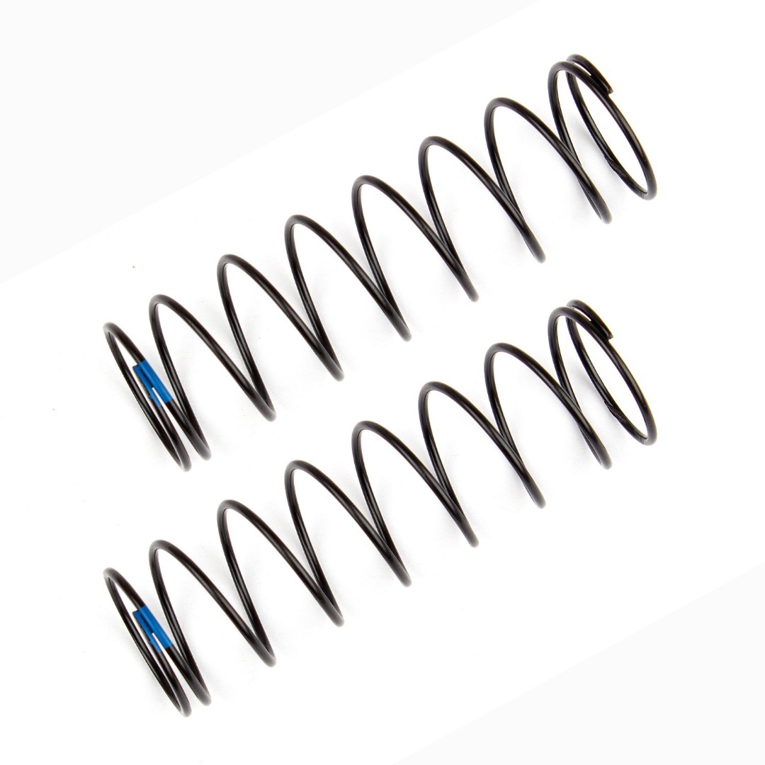 Team Associated Rear Shock Springs, blue, 2.20 lb/in, L61mm