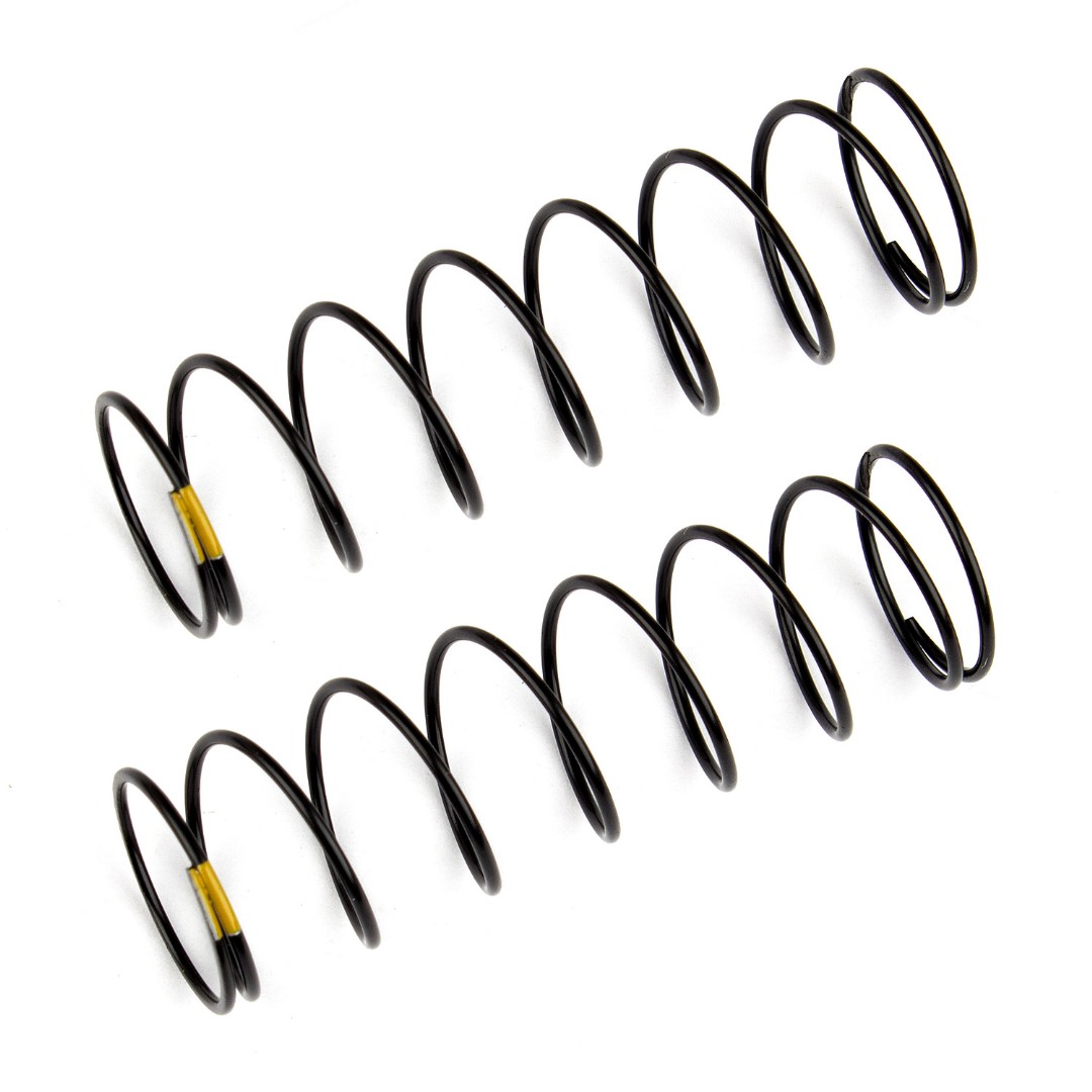 Team Associated Rear Shock Springs, yellow, 2.30 lb/in, L61mm - Click Image to Close