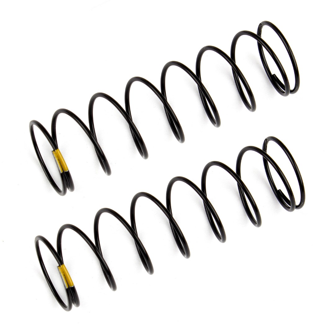 Team Associated Rear Shock Springs, yellow, 2.30 lb/in, L61mm