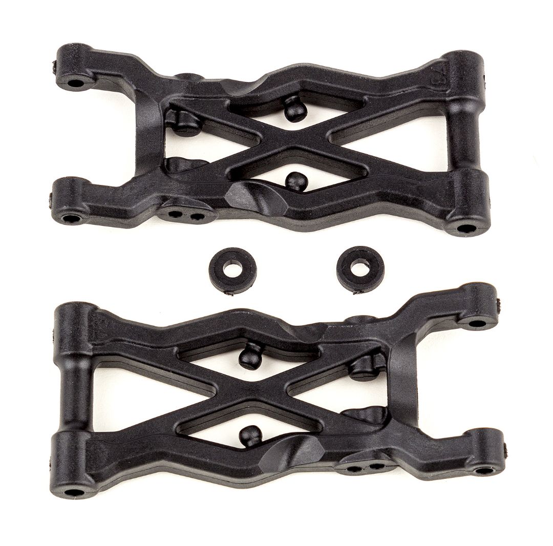 Team Associated B6.2 Rear Suspension Arms, 73mm - Click Image to Close