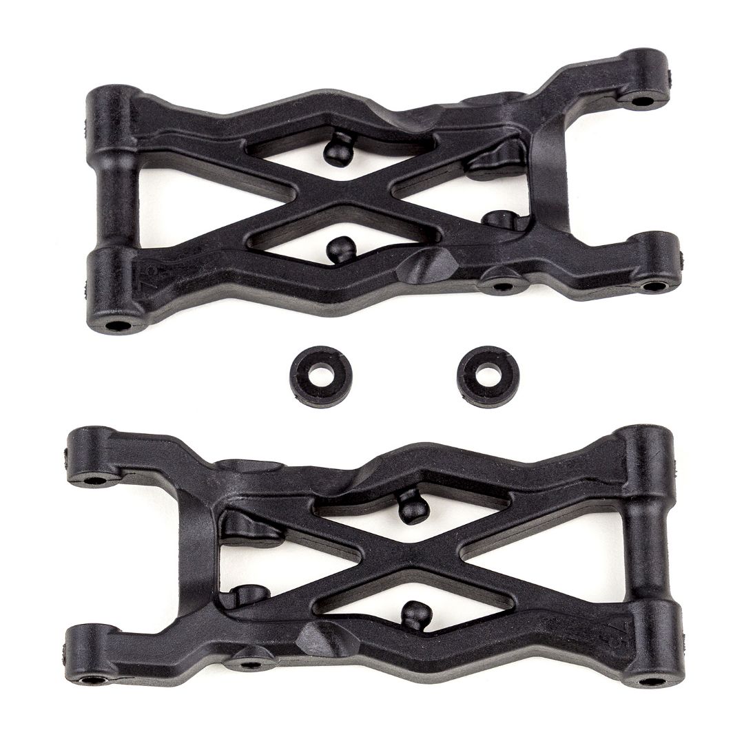 Team Associated B6.2 Rear Suspension Arms, 75mm - Click Image to Close