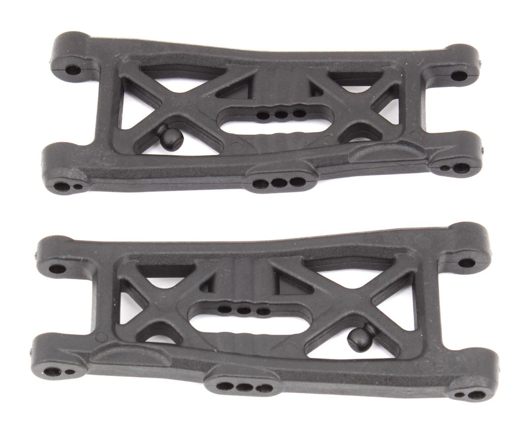 Team Associated RC10B6 FT Front Suspension Arms, gull wing - Click Image to Close