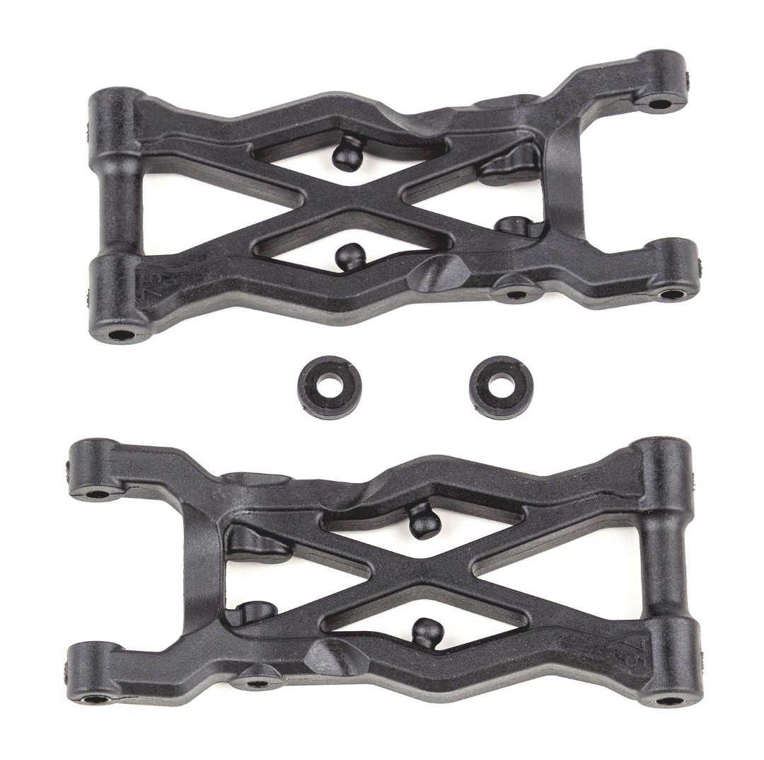 Team Associated RC10B6.2 FT Rear Suspension Arms 75mm - Click Image to Close