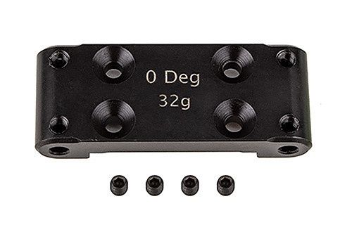 Team Associated RC10B6.4 FT Front Bulkhead, 0 Deg, Steel