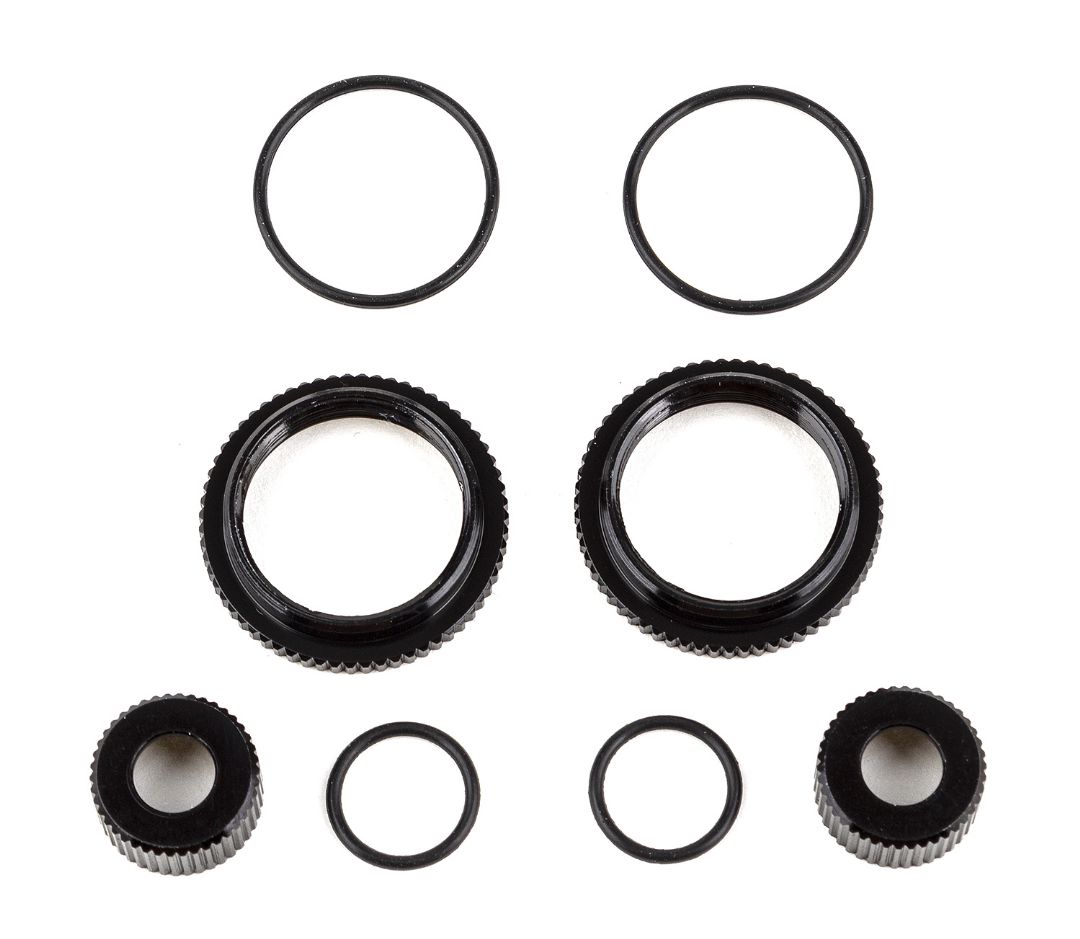 Team Associated 13mm Shock Collar and Seal Retainer Set - Click Image to Close