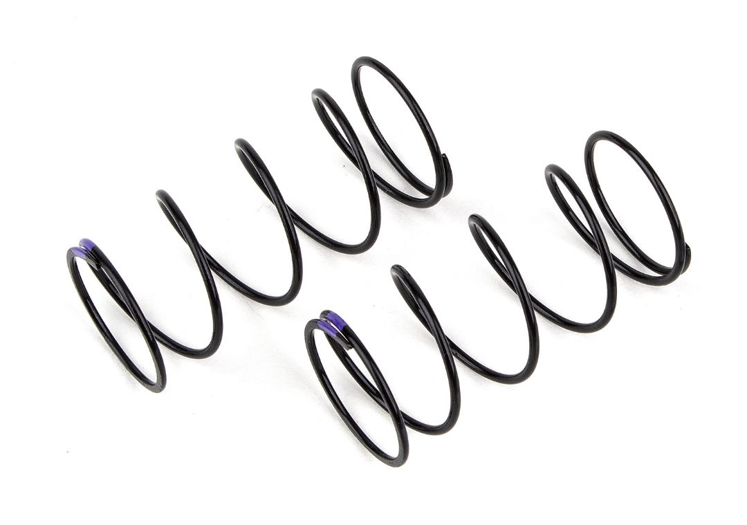 Team Associated 13mm Front Shock Springs, purple 4.6lb/in