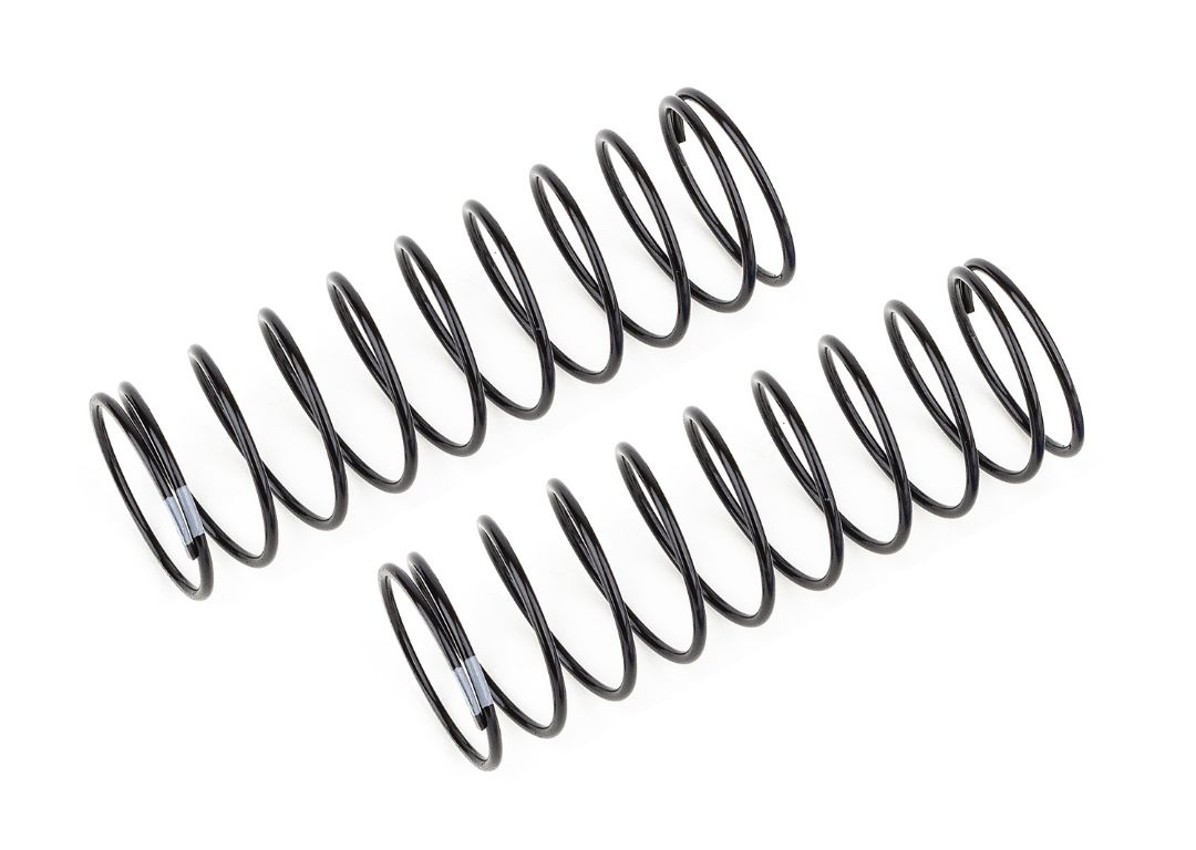 Team Associated 13mm Rear Shock Springs, gray 2.0lb/in - Click Image to Close