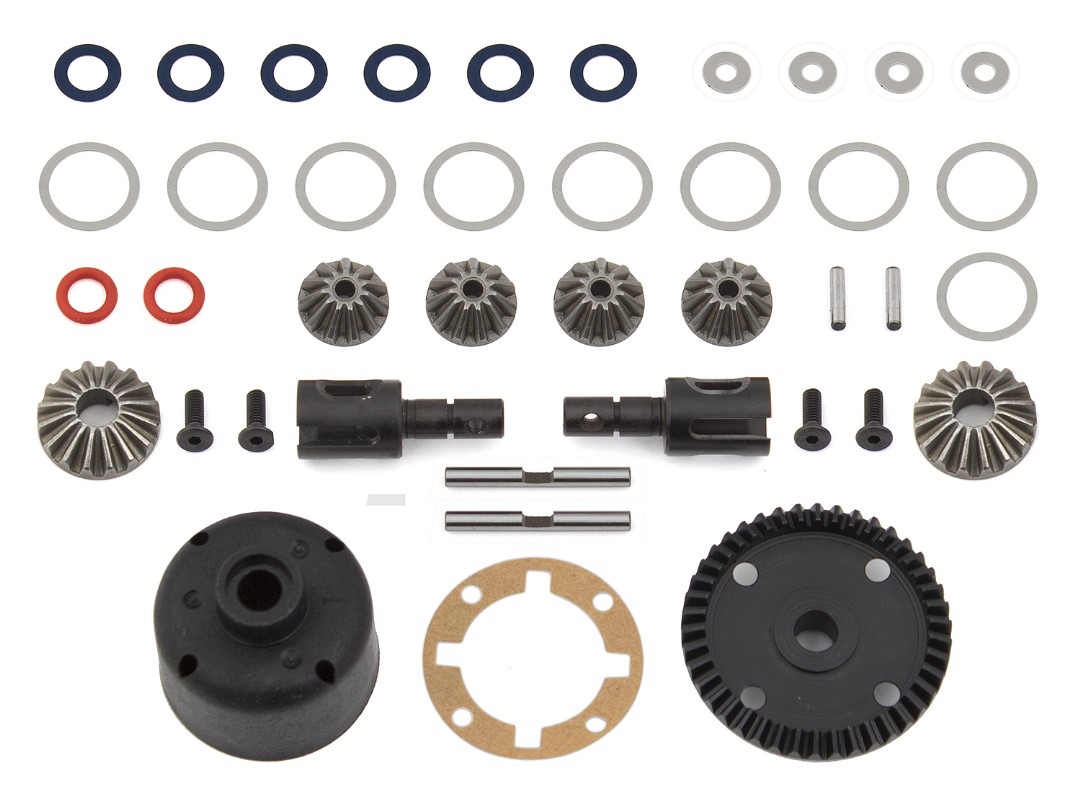 Team Associated B64 Gear Diff Kit, front and rear