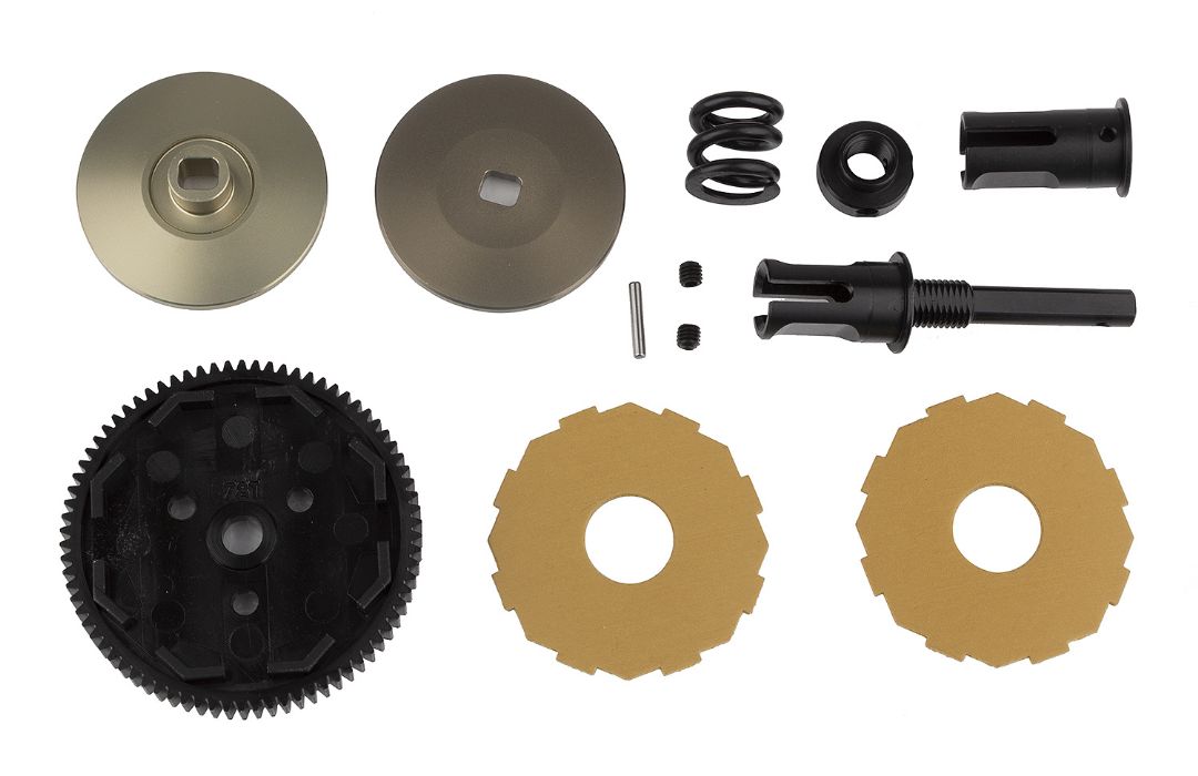 Team Associated RC10B74.1 Slipper Hub Set, 2-pad