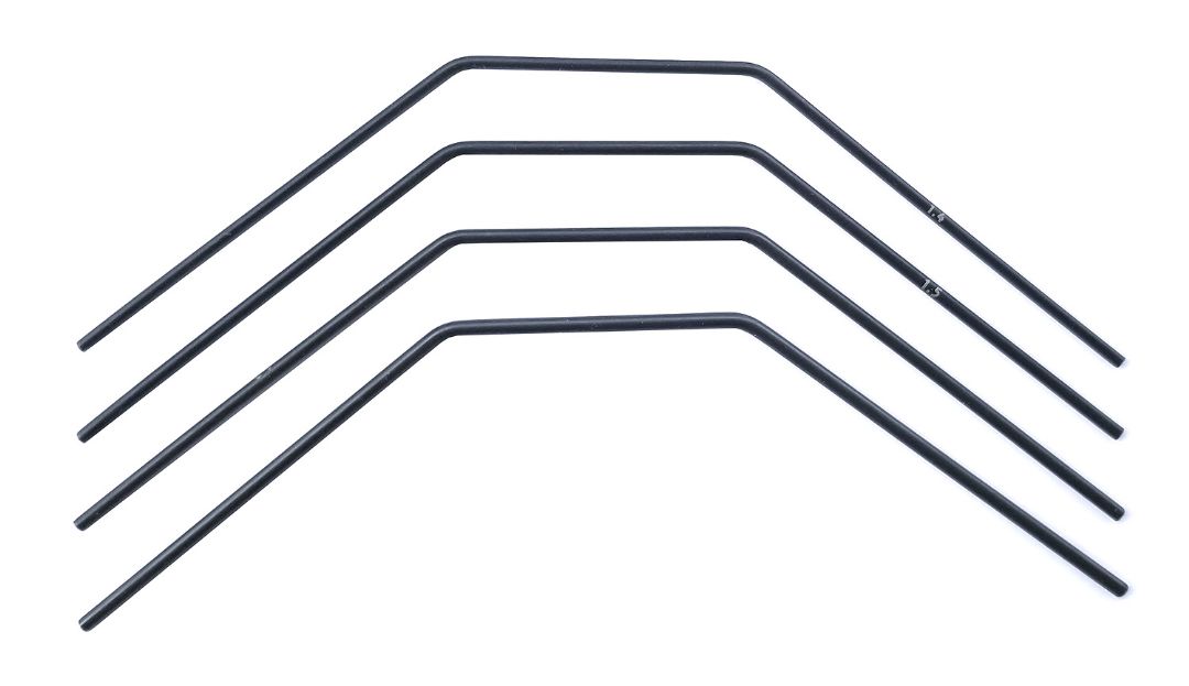 Team Associated RC10B74.1 Anti-roll Bar Set, 1.4-1.7mm - Click Image to Close