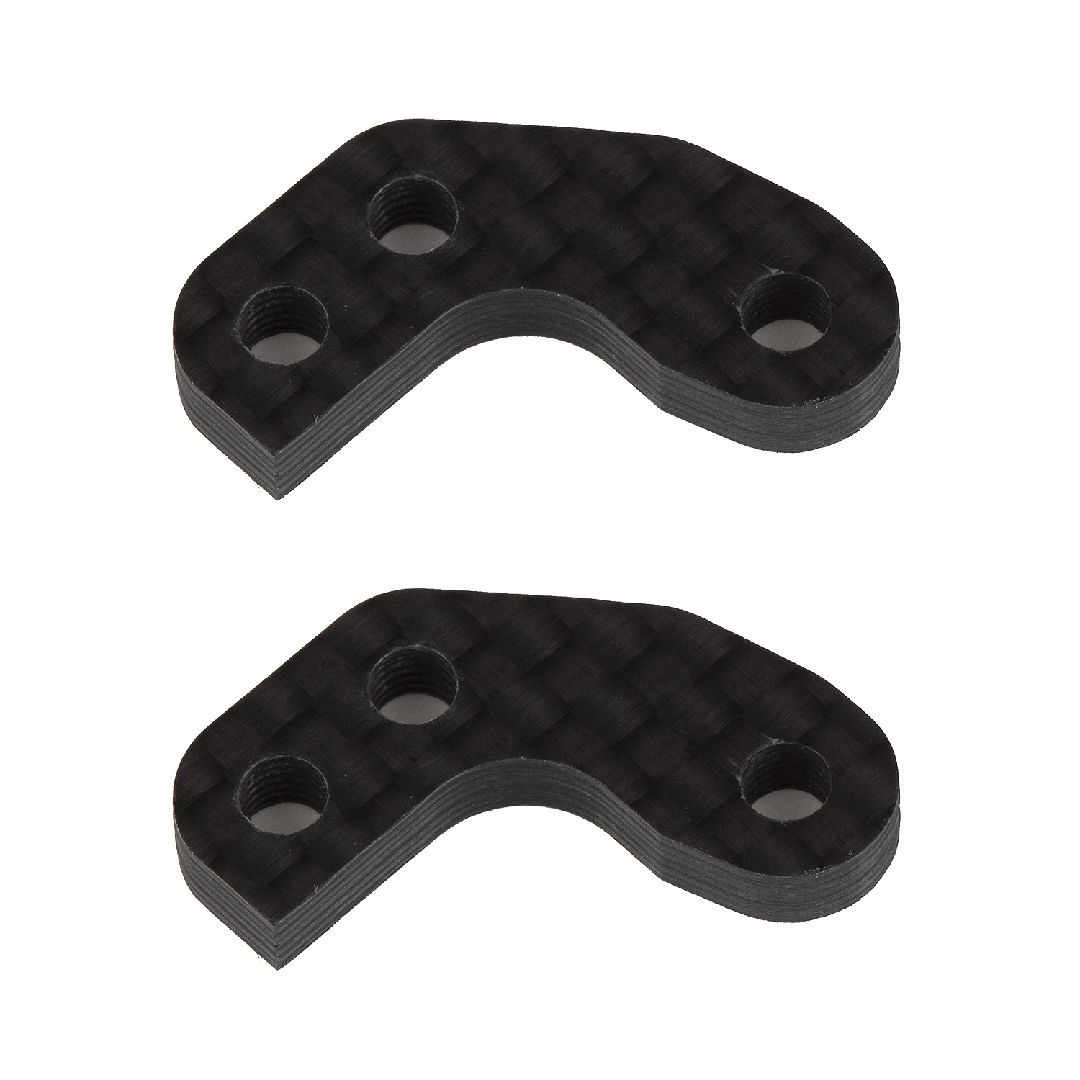 Team Associated RC10B7 Caster Block Link Mount Set, +1mm - Click Image to Close