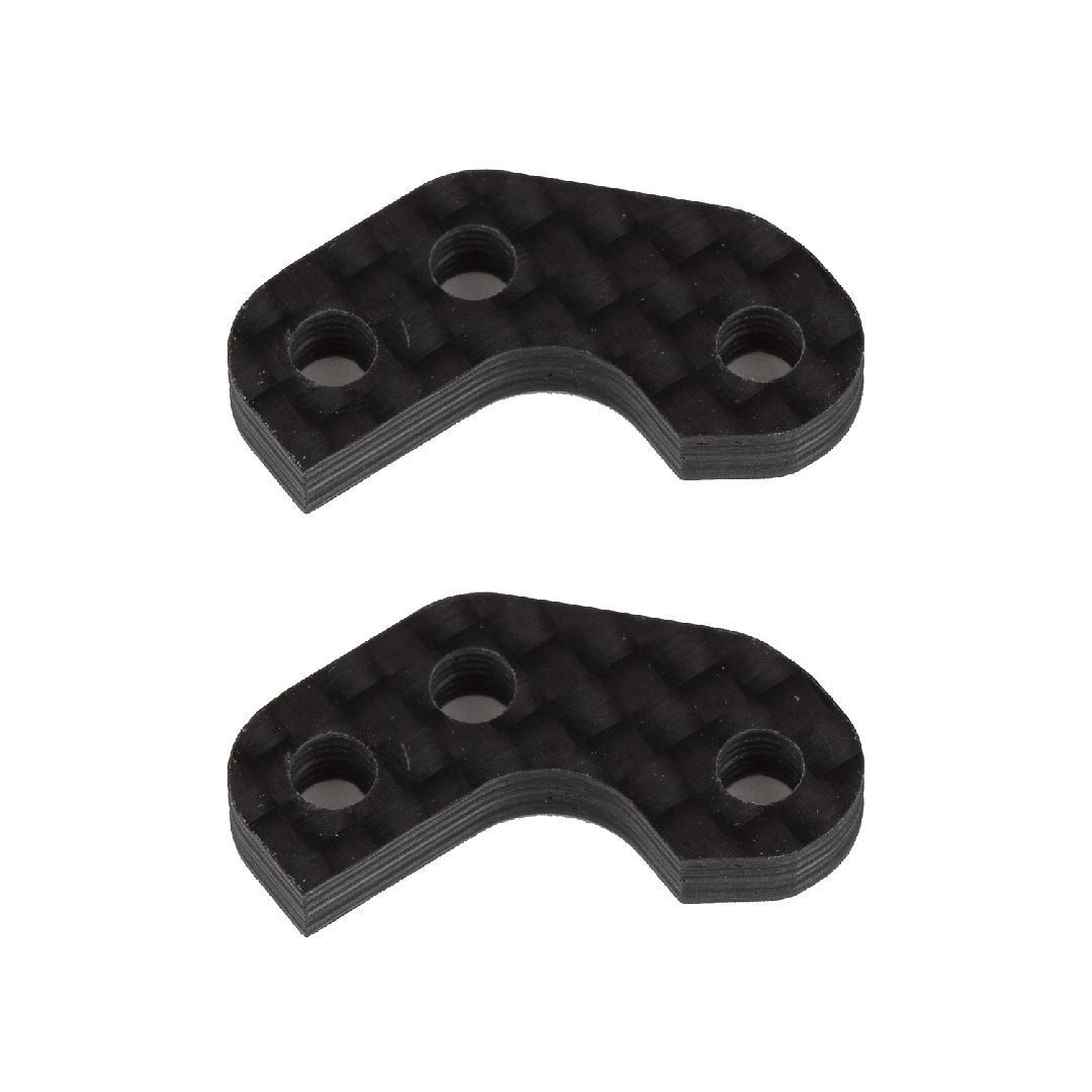 Team Associated RC10B7 Caster Block Link Mount Set, -2mm - Click Image to Close