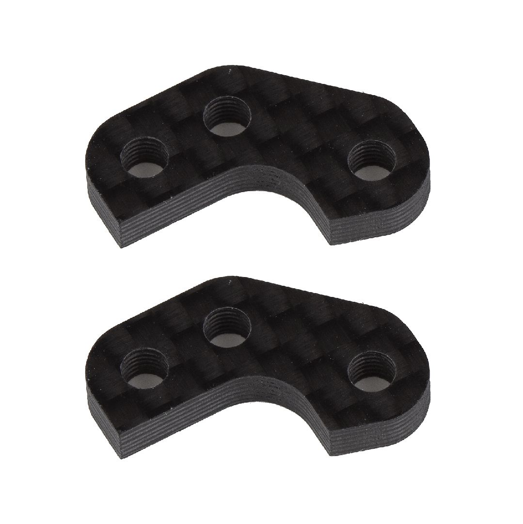 Team Associated RC10B7 Caster Block Link Mount Set, -3mm - Click Image to Close