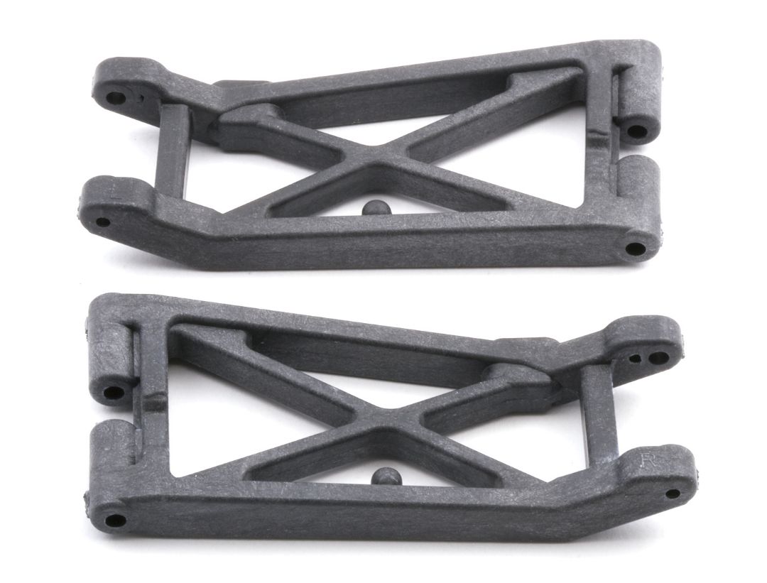 Team Associated Factory Team Rear Suspension Arms, carbon