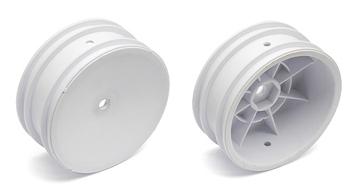 Team Associated 12mm Hex 2.2 Front Buggy Wheels (2) (White) - Click Image to Close