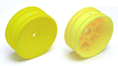 Team Associated 12mm Hex 2.2 Front Buggy Wheels (2) Yellow