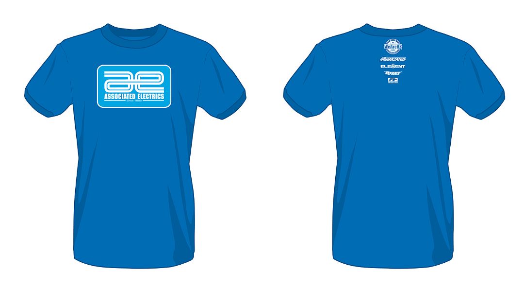 Associated Electrics Logo T-Shirt, blue, 4XL