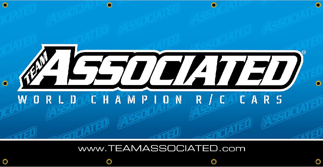 Team Associated Vinyl Banner 60x30 - Click Image to Close