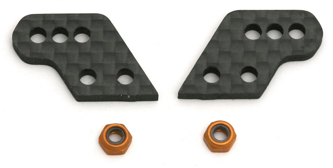 Team Associated FT Aluminum Hub Carbon Fiber C Tower Set (2)