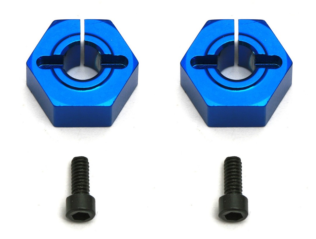 Team Associated 12mm Aluminum Front Clamping Wheel Hex Set (2) - Click Image to Close
