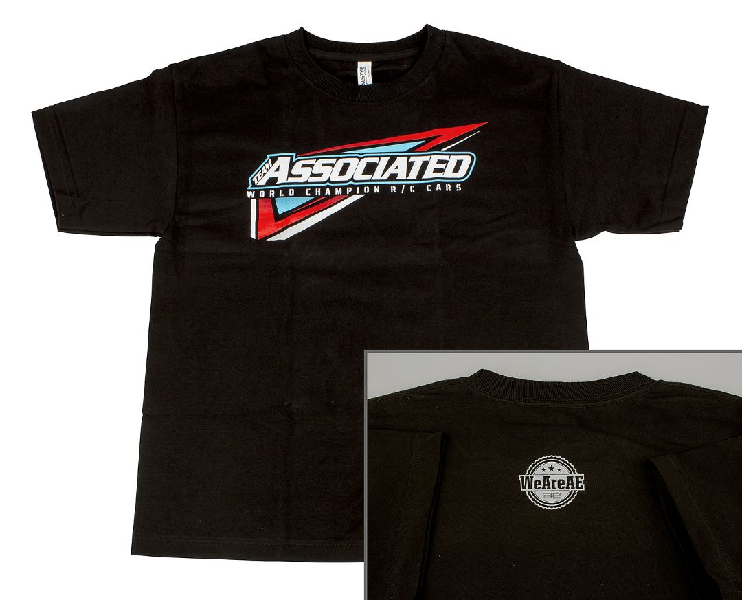 Team Associated Youth Tri T-Shirt, black, L