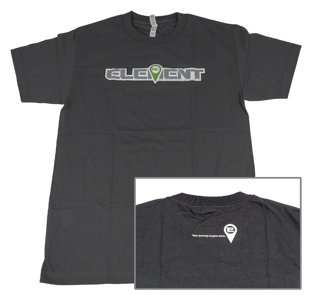 Element RC Logo T-Shirt, gray, M