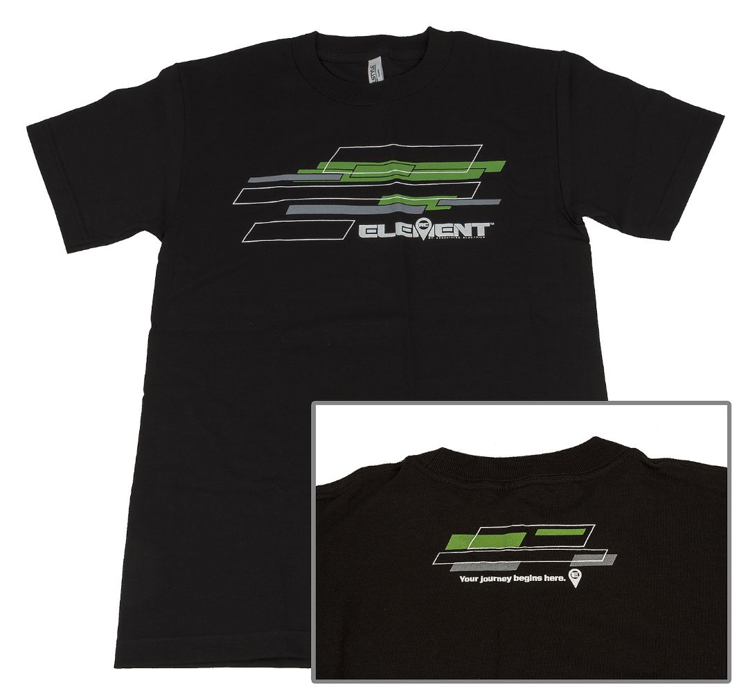Element RC Rhombus T-Shirt, black, M