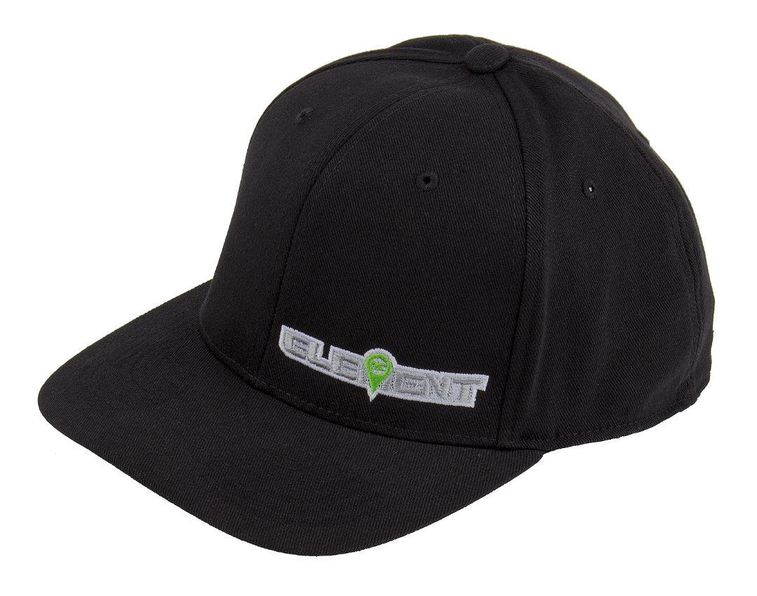 Element RC Hat, curved bill, black - Click Image to Close