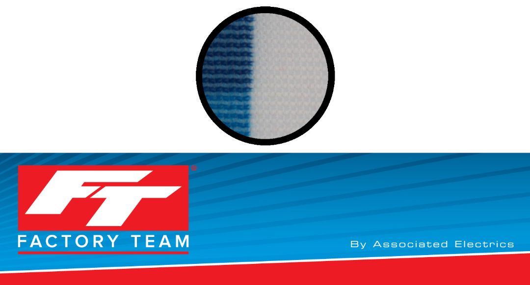 Team Associated Factory Team Cloth Banner, 96x24 - Click Image to Close